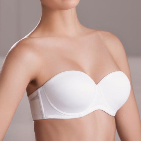 Reggiseno a fascia con ferretto Leilieve 6004 preformato in microfibra traspirante 