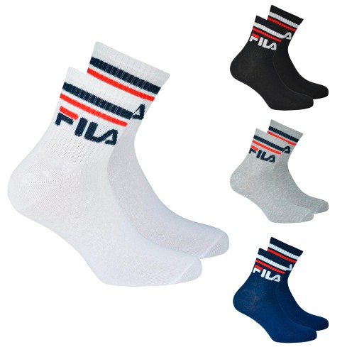 Calze corte Fila F9398 unisex sportive cotone 3 paia
