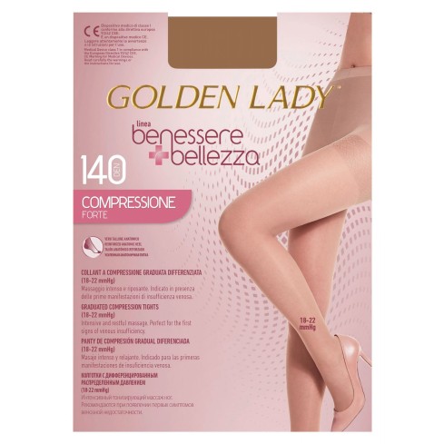 Collant riposante Golden Lady Activsan 140 den compressione
