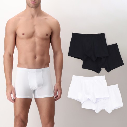 Boxer uomo Cagi 1822 in cotone Elasticizzato Goal Bipack 2pz