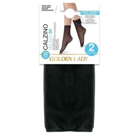 Calzino Golden Lady velato 30 den. 6 paia