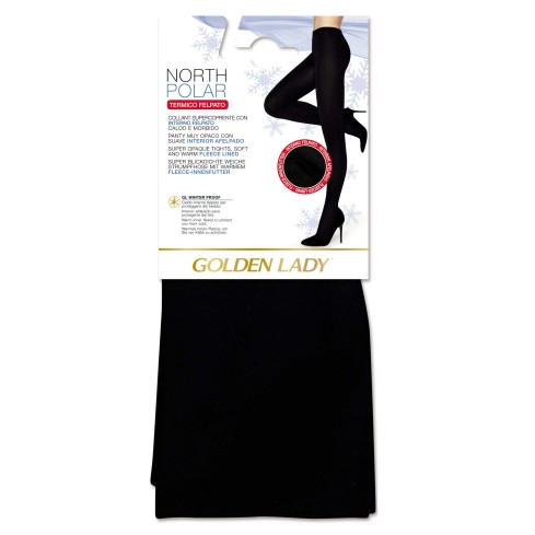 Collant Goldenlady North Polar felpato supercoprente termico 