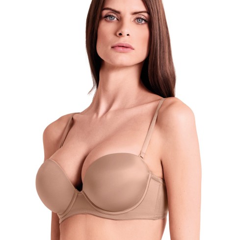 Reggiseno Lormar fascia push up Double extra senza spalline