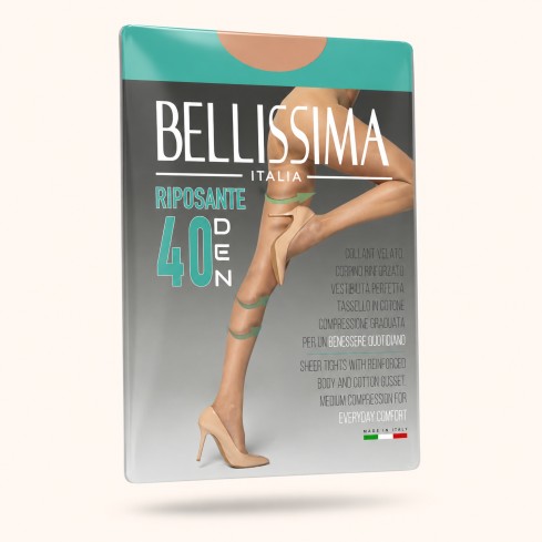 Collant riposante Bellissima 40 den compressione graduata