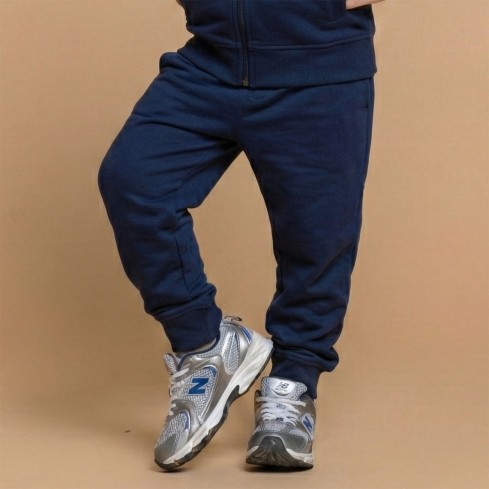 Pantaloni tuta per bimbi cotone leggero Biancaluna 26B39402