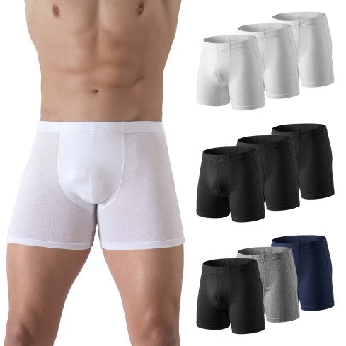 Boxer lungo in cotone bielastico Bluintimo 1869- 3 pezzi