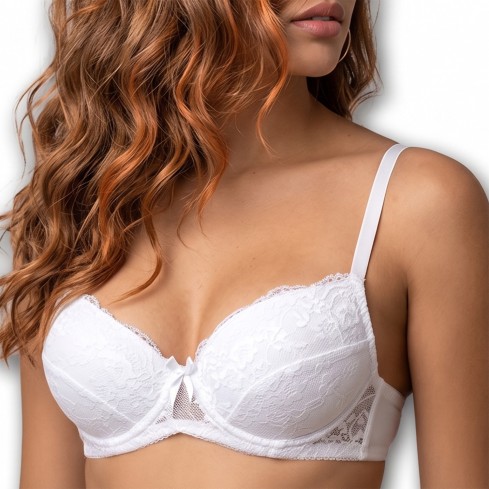  Reggiseno balconcino Gianmarcoventuri Zircone imbottito con ferr 