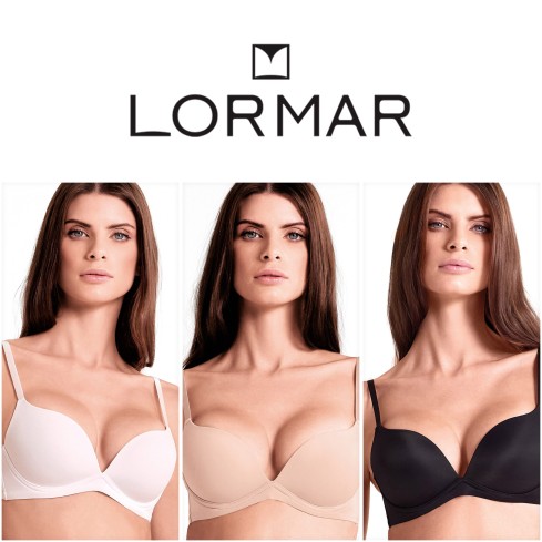 Reggiseno Push up Lormar Desiderio liscio senza ferretto