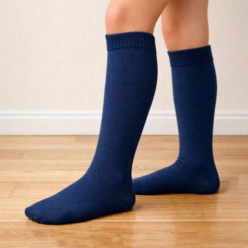Calze lunghe bimbo assortite caldo cotone Meritex 4002 - 6 paia