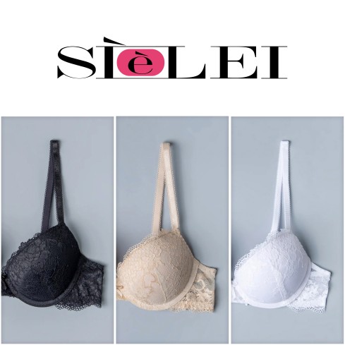 Reggiseno push up con ferretto Sièlei 2444 in pizzo
