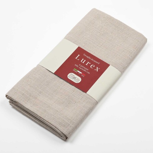 Tovaglia dettagli lurex made in italy Zambaiti Lurex J