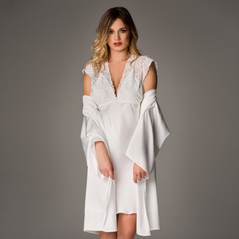Set sposa kimono + sottoveste Irma Lunatica