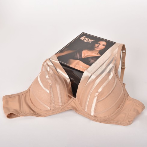 Reggiseno balconcino con ferretto Love and bra Joy tulle