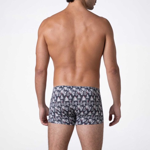 Boxer uomo natalizio cotone elasticizzato Lovable L0E9W 