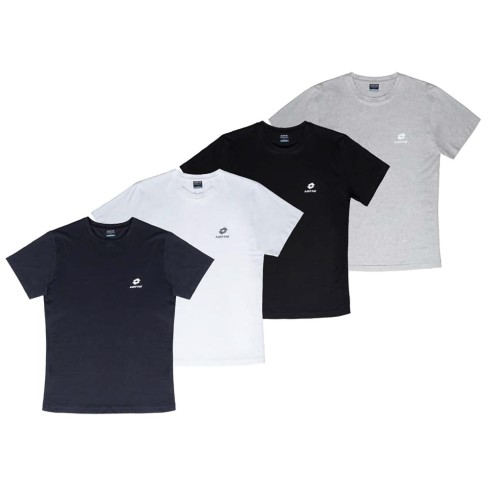 T-shirt maglia uomo Lotto LA1100 mezza manica cotone