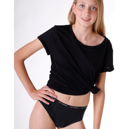 Slip da ciclo ragazza Lovable LKAY7 / L0DPO lavabili flusso medio
