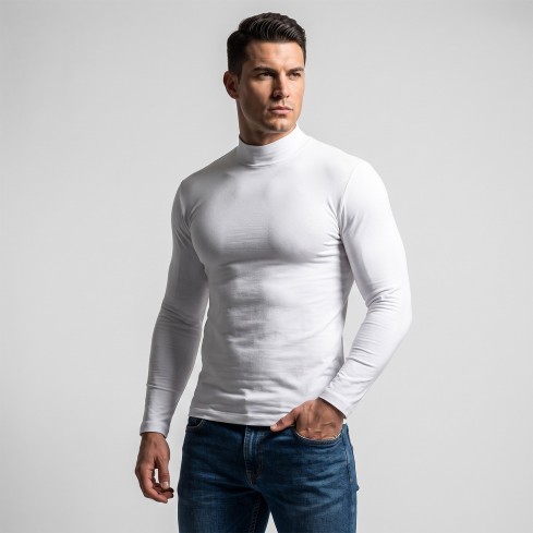 Maglia Dolcevita uomo Issimo in microfibra elasticizzata 