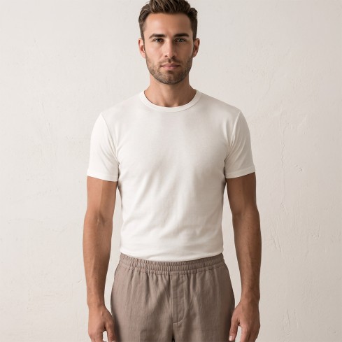Maglia uomo Irge IRINT1 mezza manica caldo cotone 3 pz