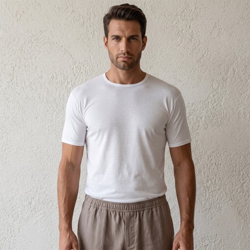 Maglia uomo mezza manica girocollo Irge irm1