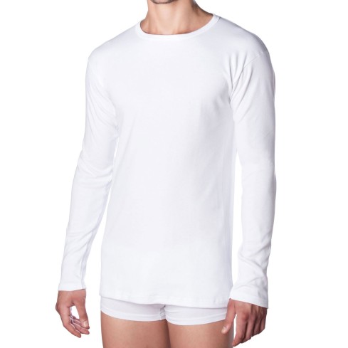 Maglia intima uomo manica lunga cotone caldo