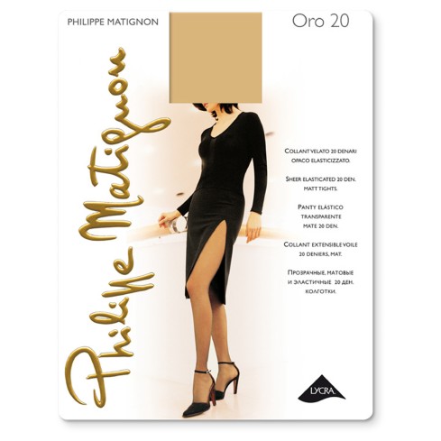 Collant Philippe Matignon Oro 20 den. velato opaco