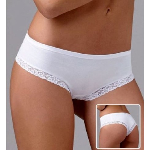 Slip panty Lovelygirl 3995 in cotone inserti in pizzo 3 pezzi