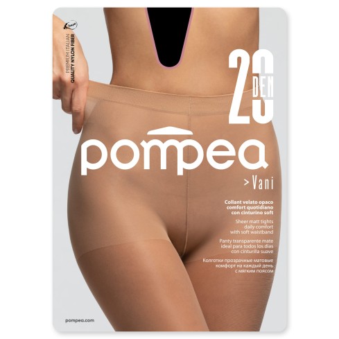 Collant Pompea Vani 20 velati opachi 6 paia