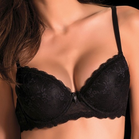 Reggiseno con ferretto balconcino Love and bra Noemi pizzo 