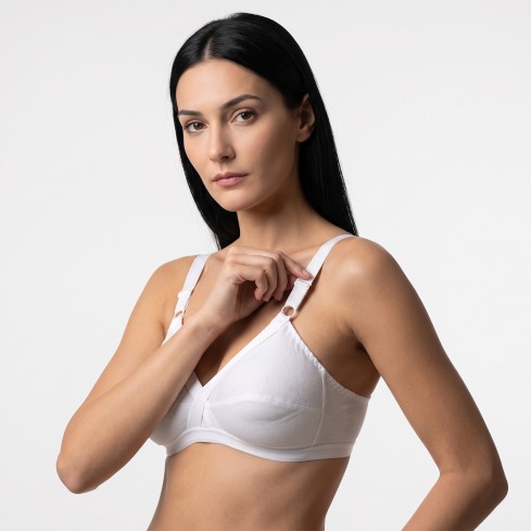 Reggiseno senza ferretto Gios 142 puro cotone avanti