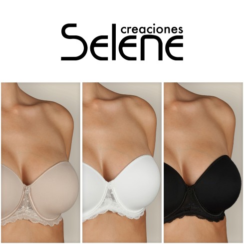 Reggiseno Selene Ainoa preformato con ferretto coppa C D