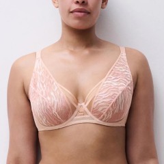 Reggiseno in pizzo zebrato con ferretto Chantelle C1ABM0