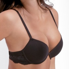 Reggiseno push-up Love and Bra Dea in cotone elasticizzato con ferretto