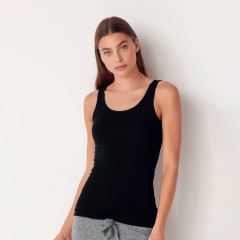 Canotta donna Cotonella GD009 spalla larga cotone elasticizzato