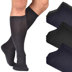 Calze lunghe uomo in microfibra elasticizzata 3 paia