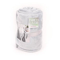 Plaid soffice in pile flanel  Enrico Coveri 200x240