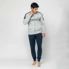Tuta Uomo felpa full zip Cotone garzato primaverile Lotto LA1075