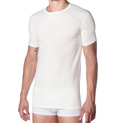 Maglia OP32 intima uomo lana cotone mezza manica