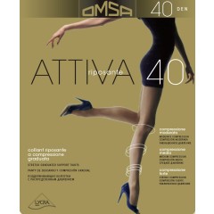 Collant riposante Omsa attiva 40 den compressione graduata 5 paia