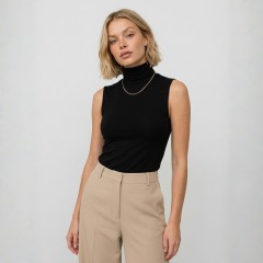 Lupetto smanicato donna caldo cotone Ragno D274AX