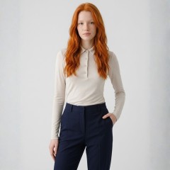 Maglia donna polo eco viscosa Ragno D794AT