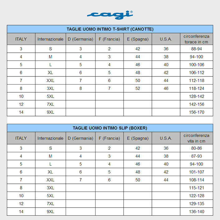 taglie-cagi cagi